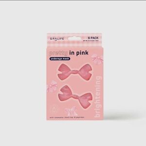 SPALIFE “Pretty in Pink” Bow Undereye Masks (8 Pack) NEW